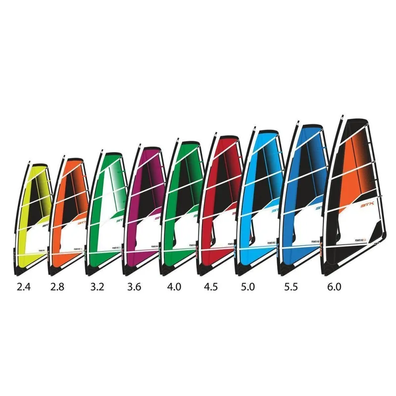 STX Windsurf Segel Power HD Dacron 5.0m Neu