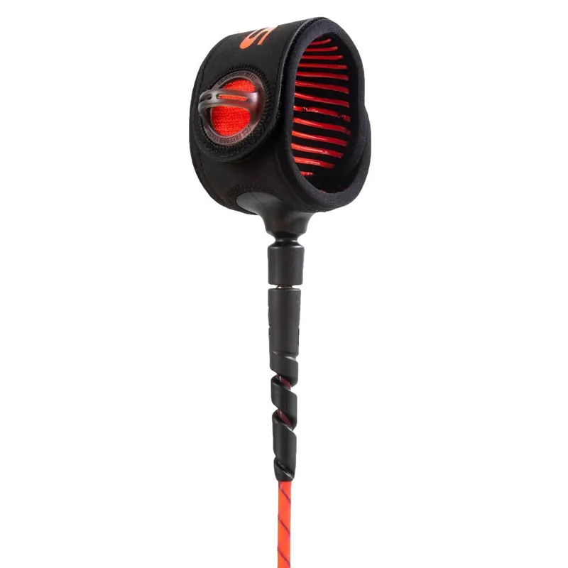 Echt FCS Surfboard Leash Freedom Helix All Round 6'0" Red