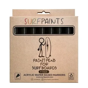 Geprüft Surfpaints Paintpens for Surfboards wasserbasierte Marker Stifte Black