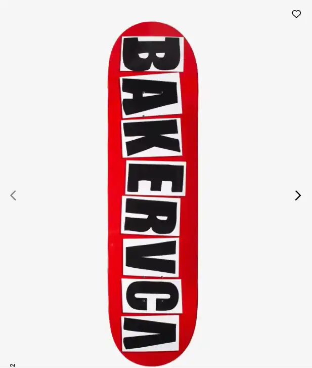 Neue Ware Baker Deck 8.25" Bakervca red