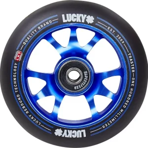 Neue Kollektion Lucky Toaster 100mm Stunt Scooter Rolle Schwarz/Blau