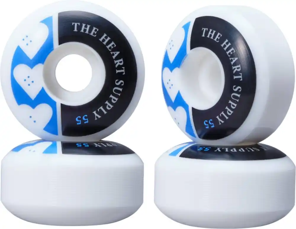 Aktuell Heart Supply Squad Skateboard Rollen 4 Stk.55mm Blau