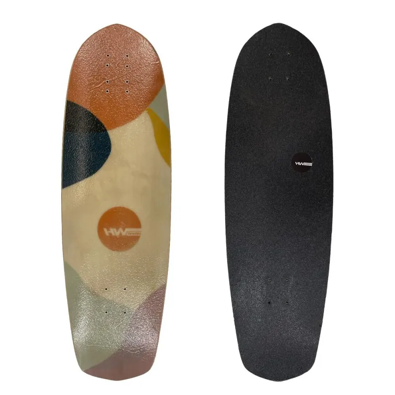 HW-Shapes Surfskate DT 31.5" Deck Colordot Neue Kollektion
