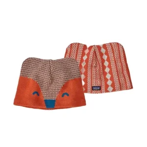 Patagonia Baby Animal Friends Beanie Fox Henna Brown 6-12 Monate Top-Seller