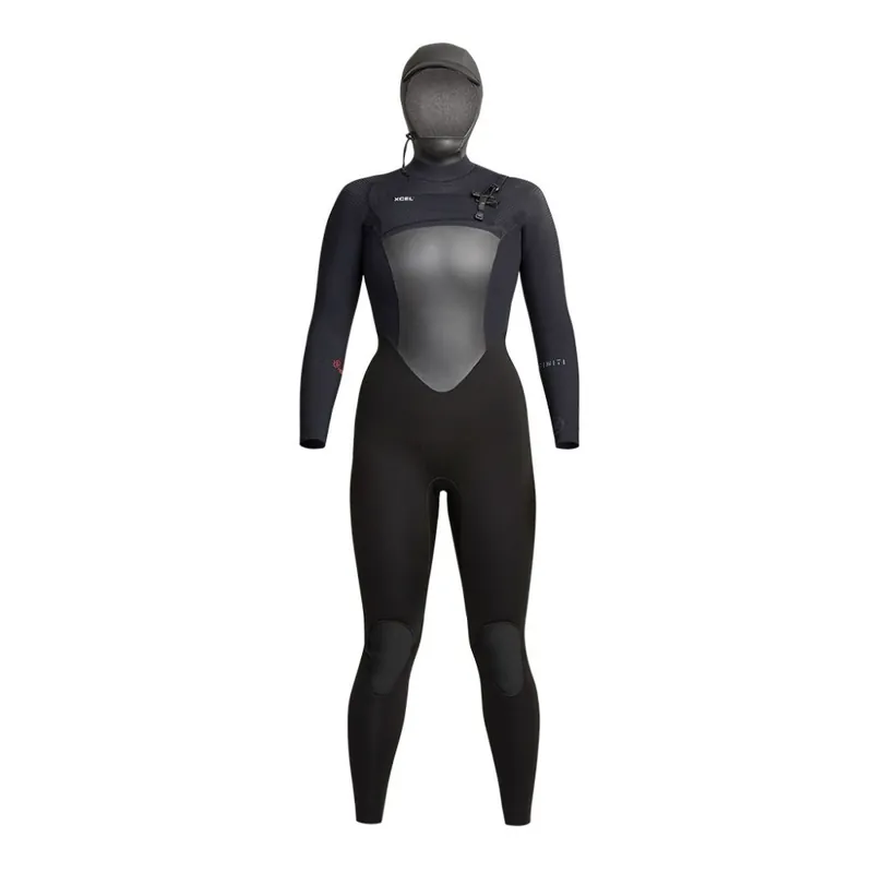 Xcel Womens Infiniti Hooded 6/5/4 Frauen Neoprenanzug Black XS (US 4) Meistverkauft