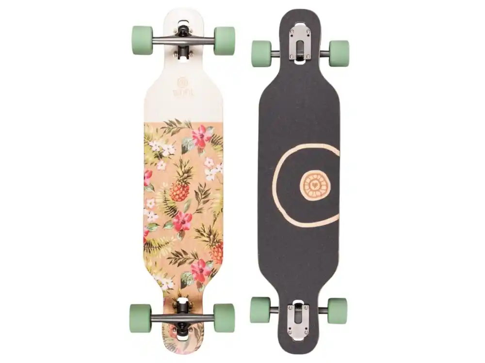 Zertifiziert BTFL Polly 3 Dropthrough Cruiser Longboard Komplettboard