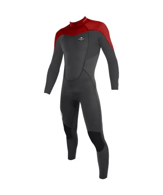 Expressversand Soöruz Fullsuit 5/4 BZ Fly+ Jr. Oysterprene Grey 6 / MS