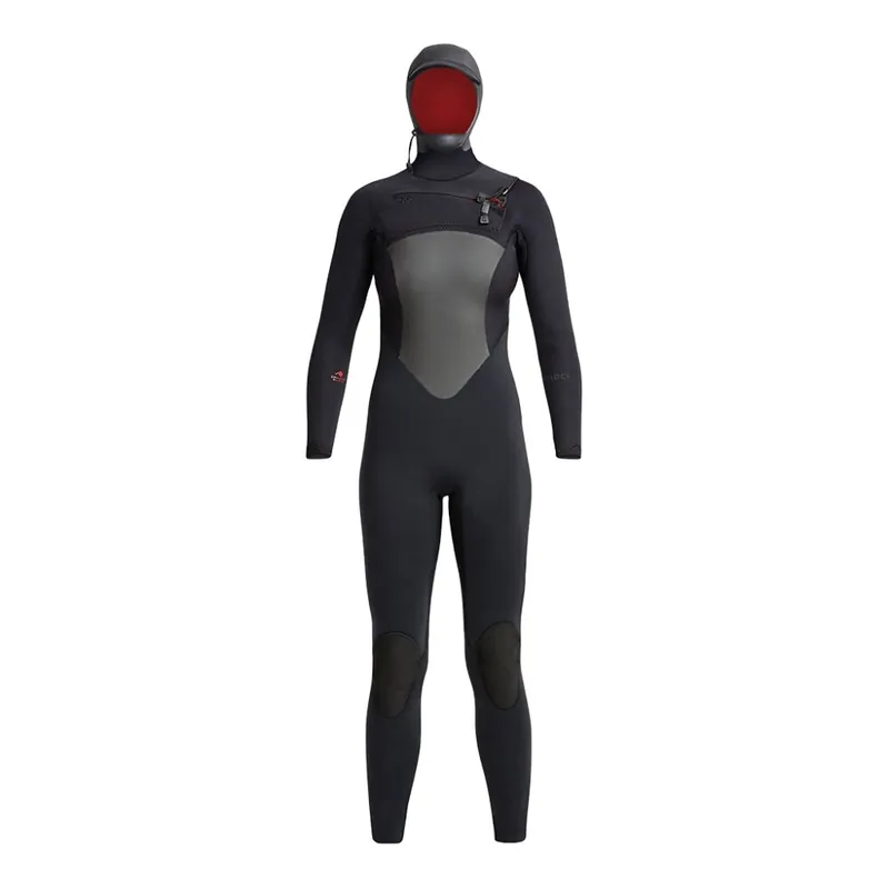 Preisknaller Xcel Womens Drylock Hooded X2 6/5 Winter Neoprenanzug Black L (US 10)