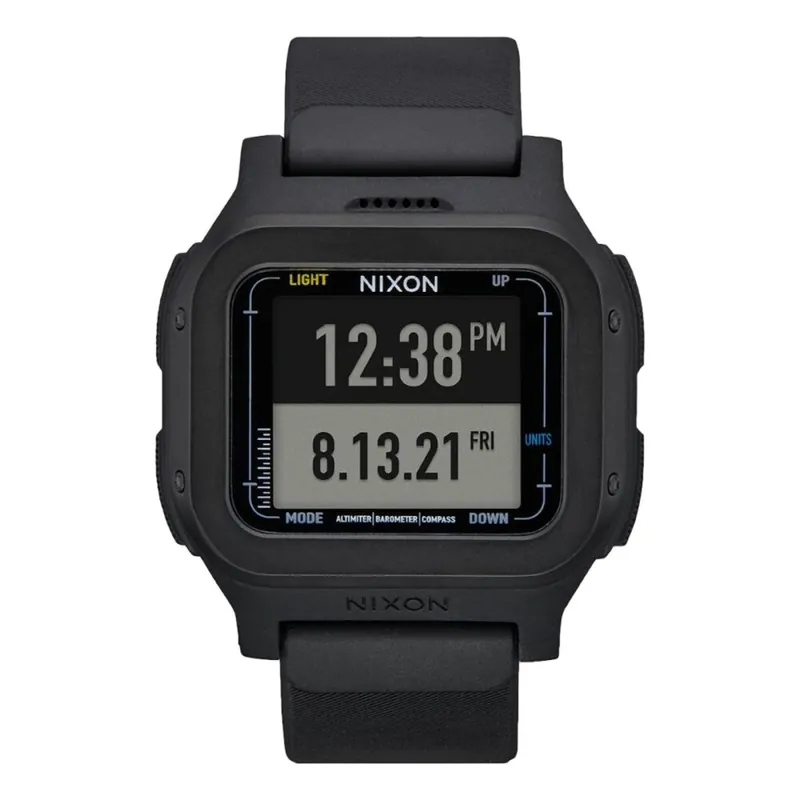 Nixon Regulus Expedition Surfuhr Tidenuhr All Black Neue Ware