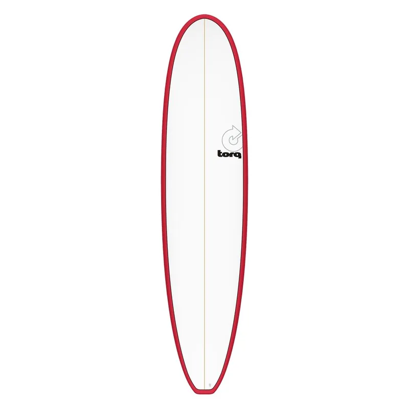 Markenware Surfboard TORQ TET 8.0 Longboard RedRail