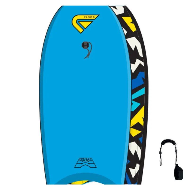 Letzte Chance FLOOD Bodyboard Dynamx Stringer 41 Blau Tribe II