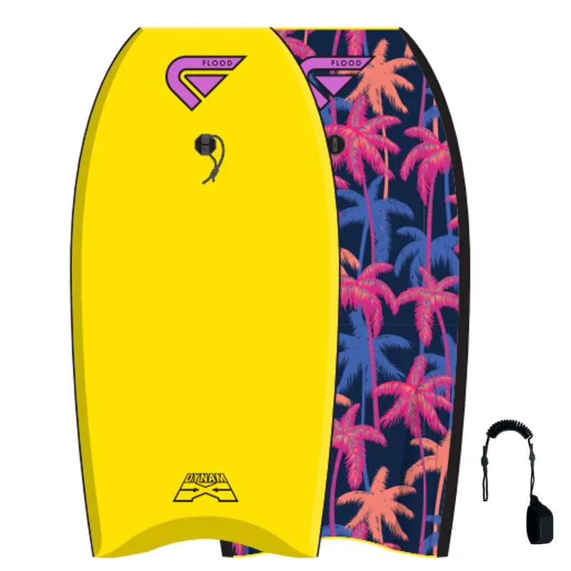 Wochenendangebot FLOOD Bodyboard Dynamx Stringer 41 Gelb Palm II