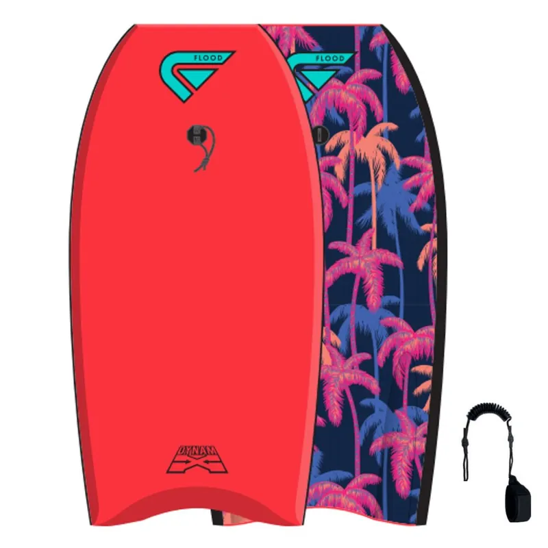 Direkt Vom Hersteller FLOOD Bodyboard Dynamx Stringer 42 Rot Palm II