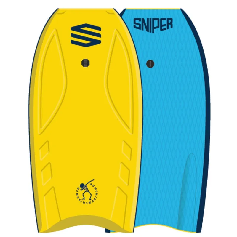 SNIPER Bodyboard Bunch II EPS Stringer 42,5 Gelb Geprüft