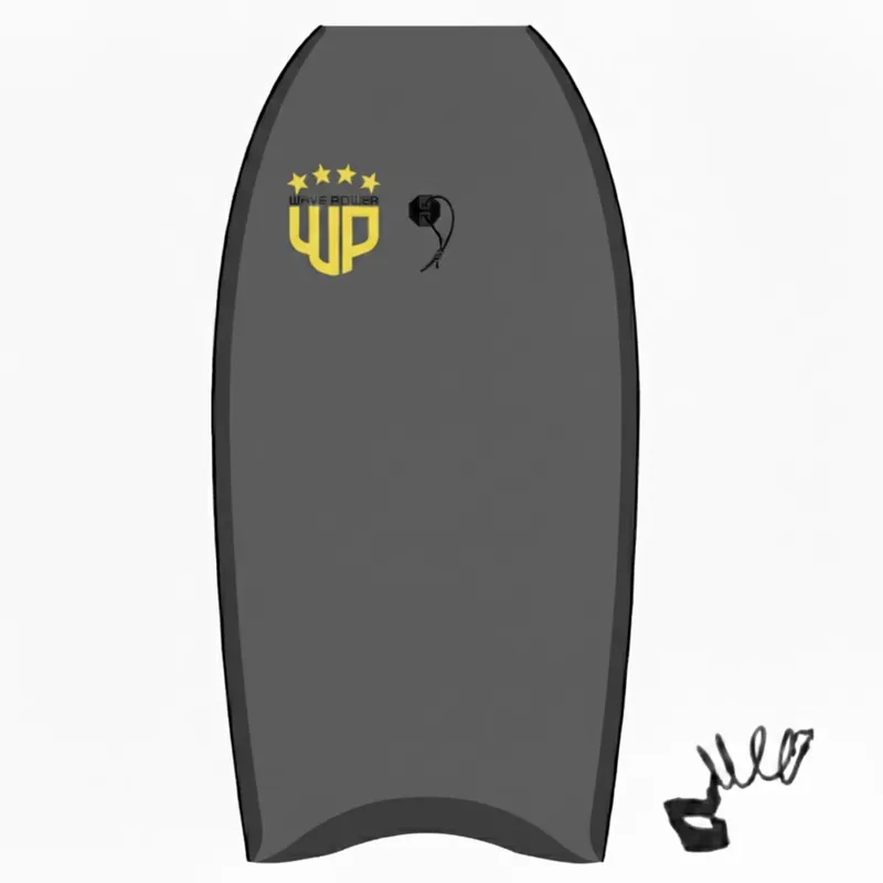 Echt Wave Power Bodyboard Woop 42 Charcoal Aqua