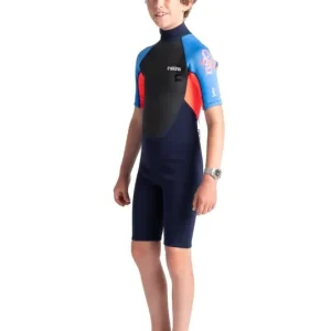Angebot C-Skins Element 3/2 mm Junior Unisex Shorty Neoprenanzug Black Blue JS (5)