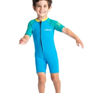 C-Skins BABY Shorty 3/2 Neoprenanzug Cyan Green 1 / XXXXS / 78-86 Neu