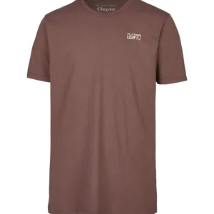 Schnäppchen Cleptomanicx T-Shirt Basic Tee Möwe Dyed Decadent Chocolate