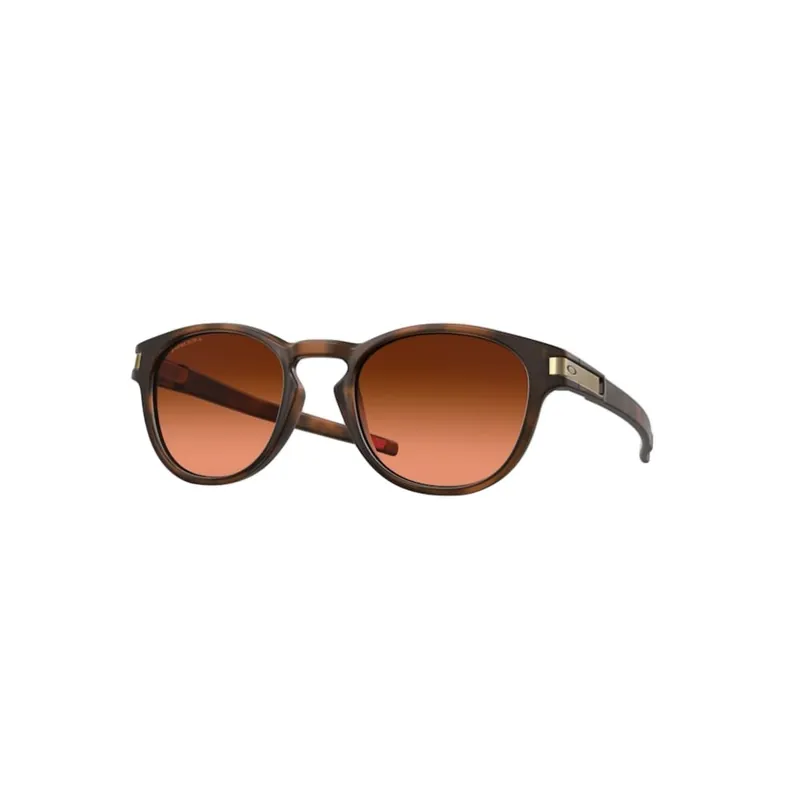 Oakley Latch Sonnenbrille Matte Brown Tortoise / Prizm Brown Gradient Top-Angebot