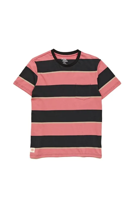 Globe Bootleg Dreams Striped Tee T-Shirt Red Smoke M Top-Angebot