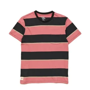 Globe Bootleg Dreams Striped Tee T-Shirt Red Smoke XL Preisknaller