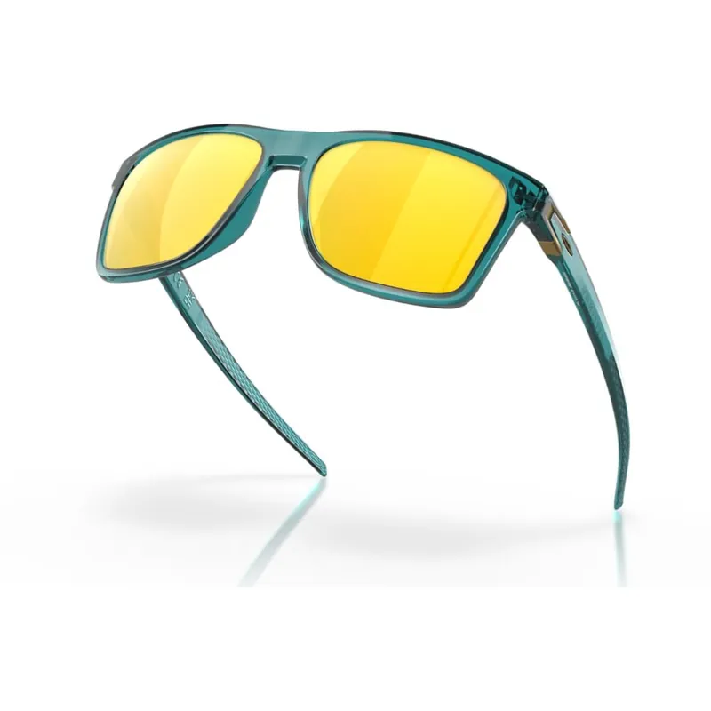 Oakley Leffingwell Sonnenbrille Matte Artic Surf Prizm 24k Polarized Geprüft