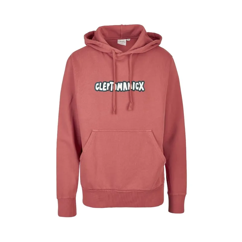 Cleptomanicx Hooded Clepto Oldschool Faded Rose Expressversand