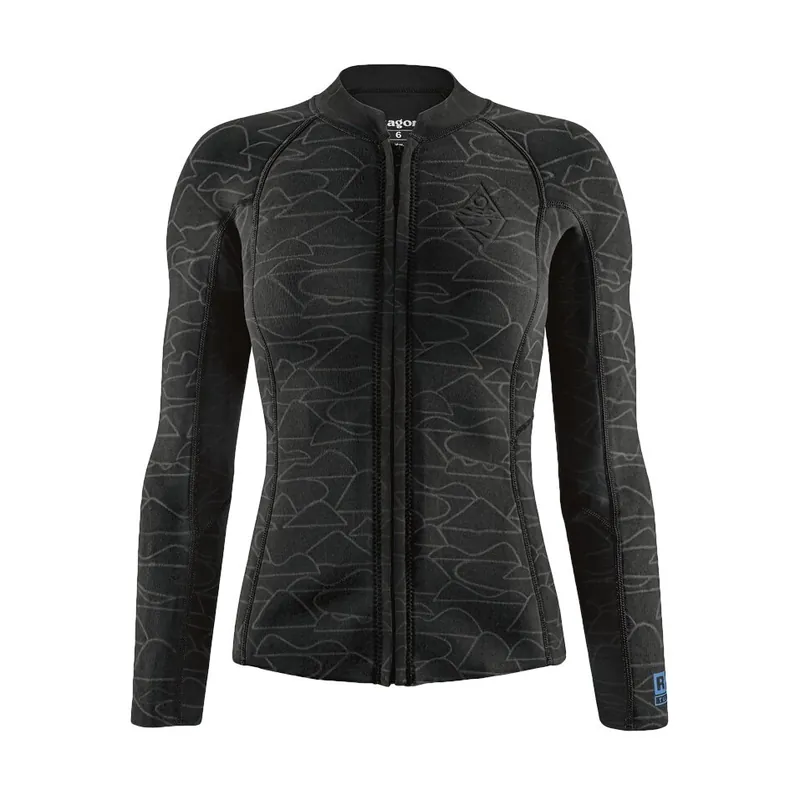 Patagonia Women's R1 Lite Yulex L/S Top Neoprenjacke Black 12 Letzte Chance