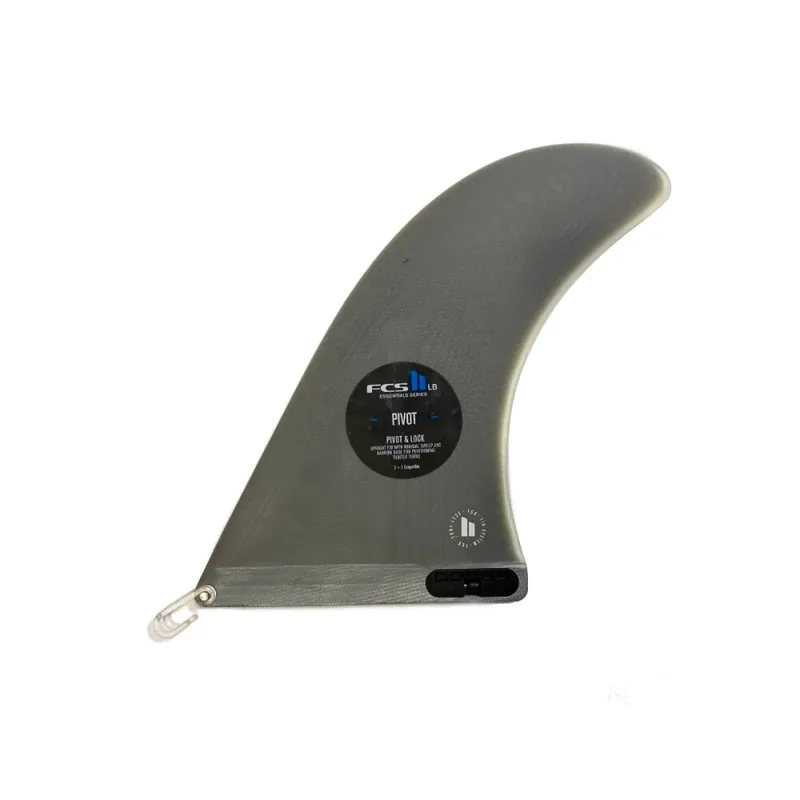Heißes Angebot FCS II Pivot 2 PG 10.25" Longboard Finne Charcoal/Grey