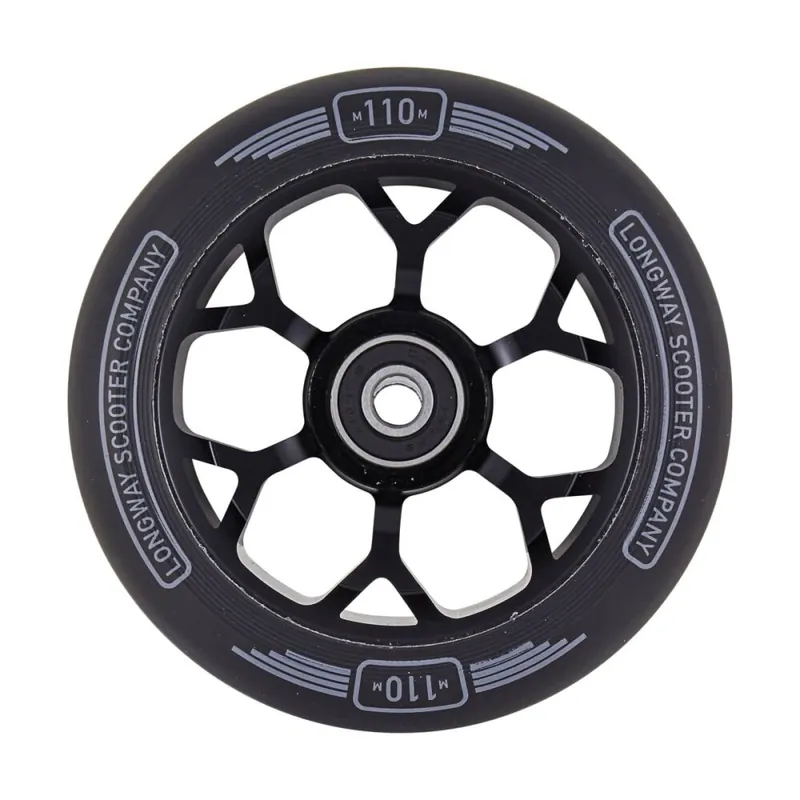 Longway Precinct 110mm Stunt Scooter Rolle Black Top-Seller