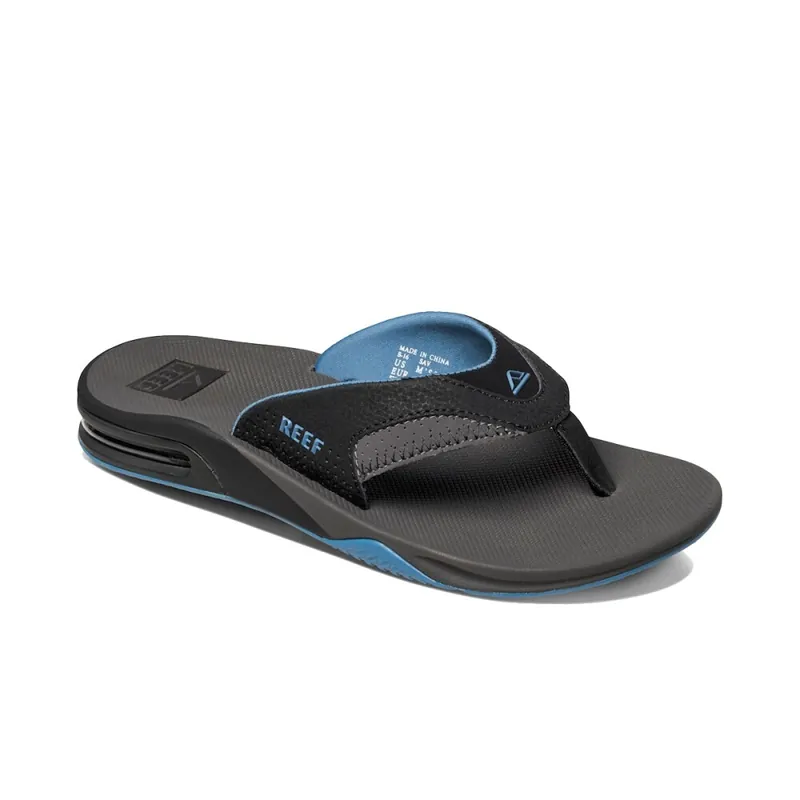 reef Leather Fanning Zehentrenner Grey Light Blue US 9 (41-42) Sonderangebot