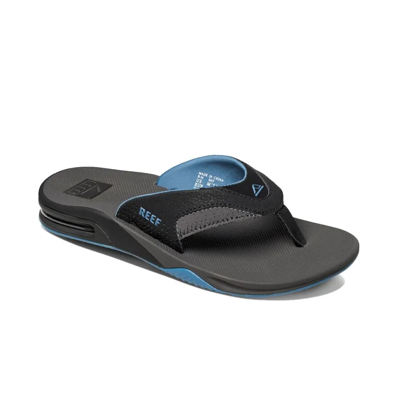 Online Kaufen reef Leather Fanning Zehentrenner Grey Light Blue US 11 (44)