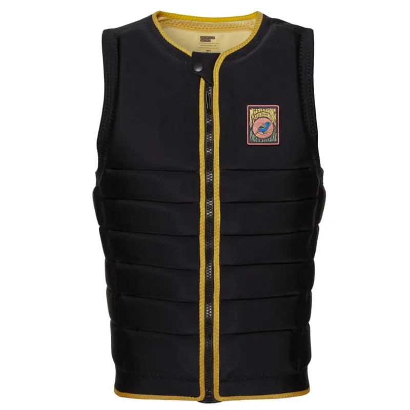 Mystic The Dom Impact Vest Fzip Wake CE Prallschutzweste Black/ Yellow S Top-Preis