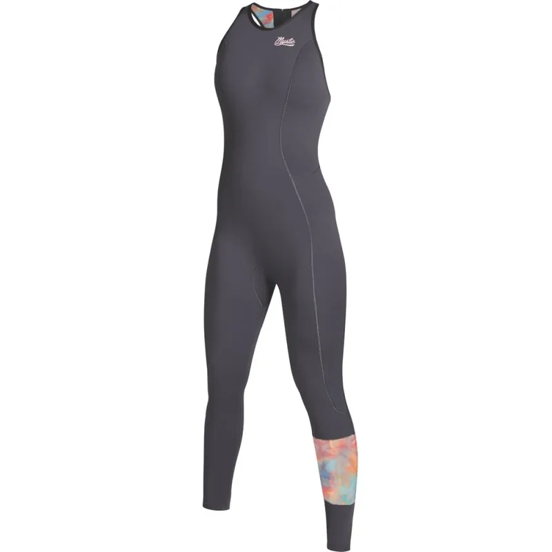 Abverkauf Mystic Lunar Long John 2/2mm Bzip Women SUP Wear Dark Grey M