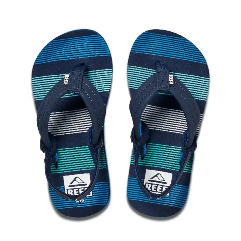 reef LITTLE AHI Kids Zehentrenner Deep Sea Stripes 5/6 - 21/22 Neuheit