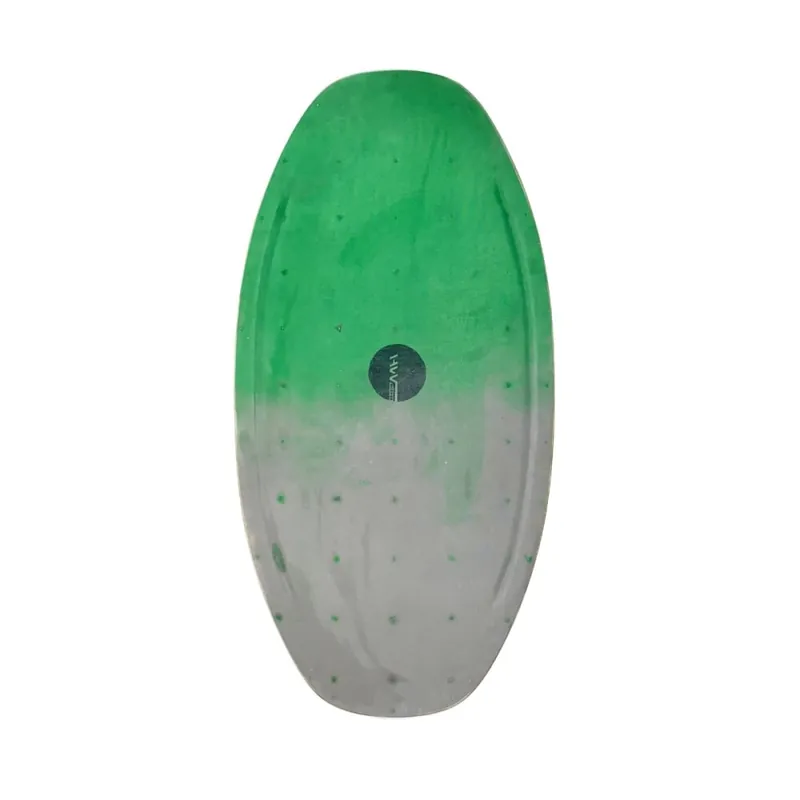 HW-Shapes Freestyle Skimboard V2 95 Grey Green Pointed Begrenztes Angebot