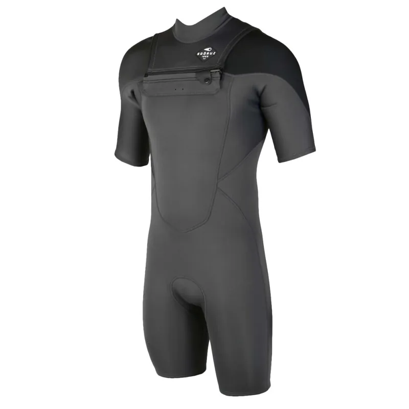 Günstig Soöruz Shorty Fly Frontzip 2/2mm grey S