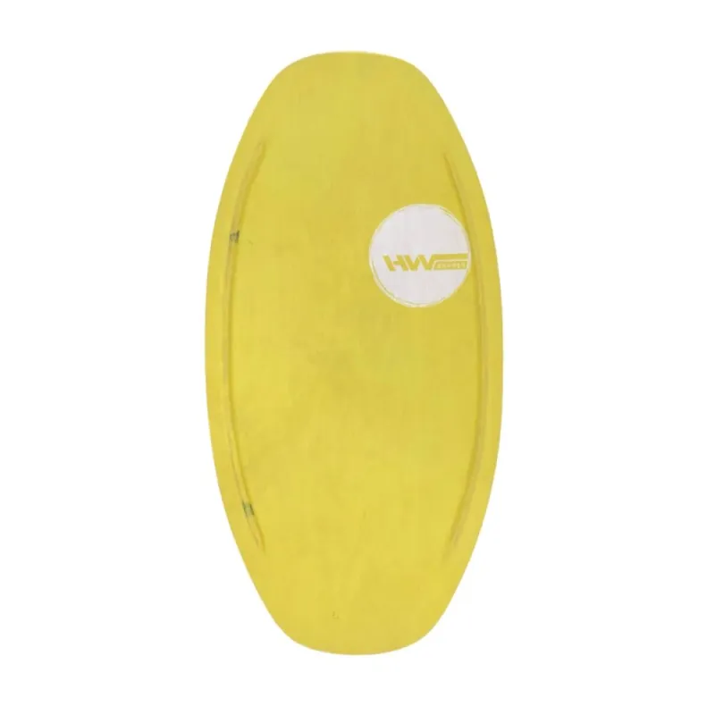 HW-Shapes Freestyle Skimboard V2 95 Minimal Yellow Must-Have