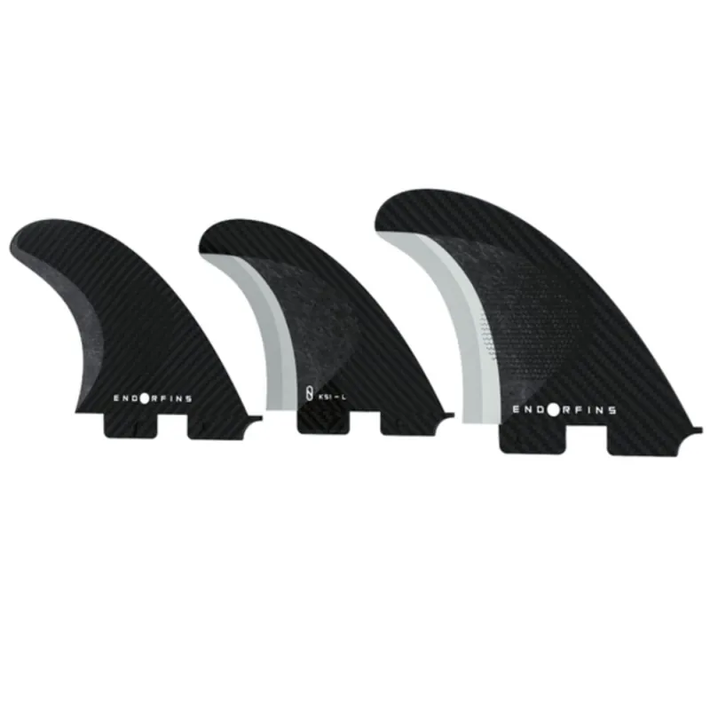 Endorfins Slater KS1 3 Fin Set Large 2 Tab Black Black Heißes Angebot
