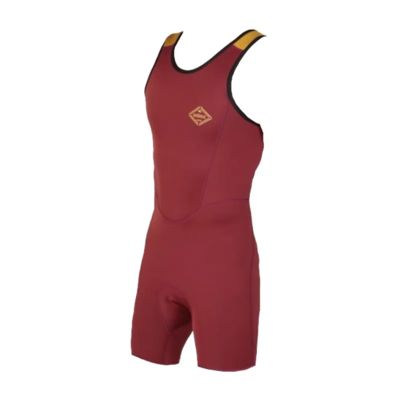 Rabatt Soöruz Fighter 2/2 Short John Neoprenanzug Wine L (52)