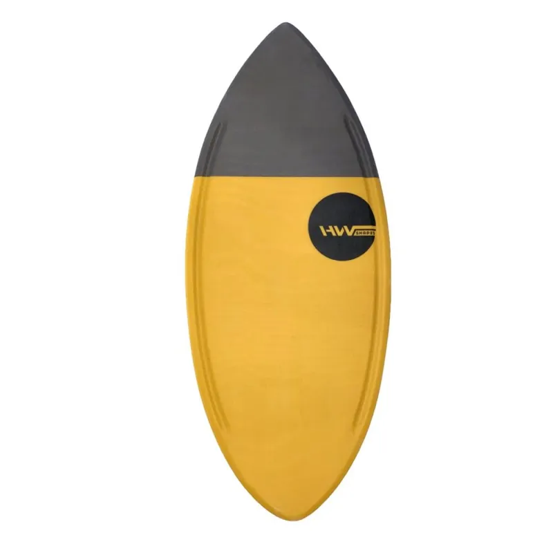 Bestpreis HW-Shapes Hybridskim Colorblock Yellow Grey Skimboard