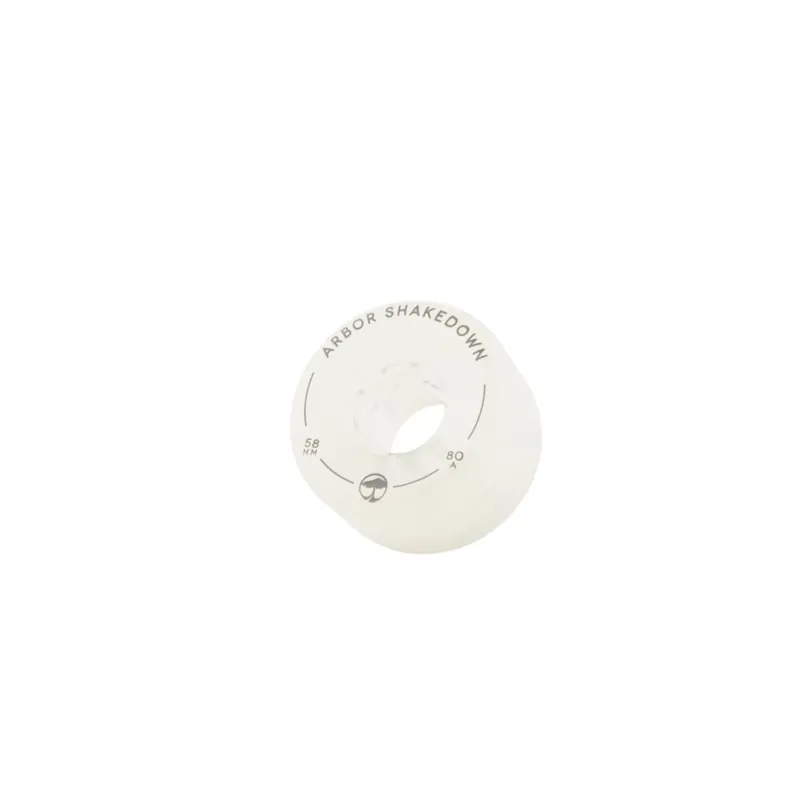 Arbor Shakedown Wheels (4er Set) 58mm/80a Ghost White Billig