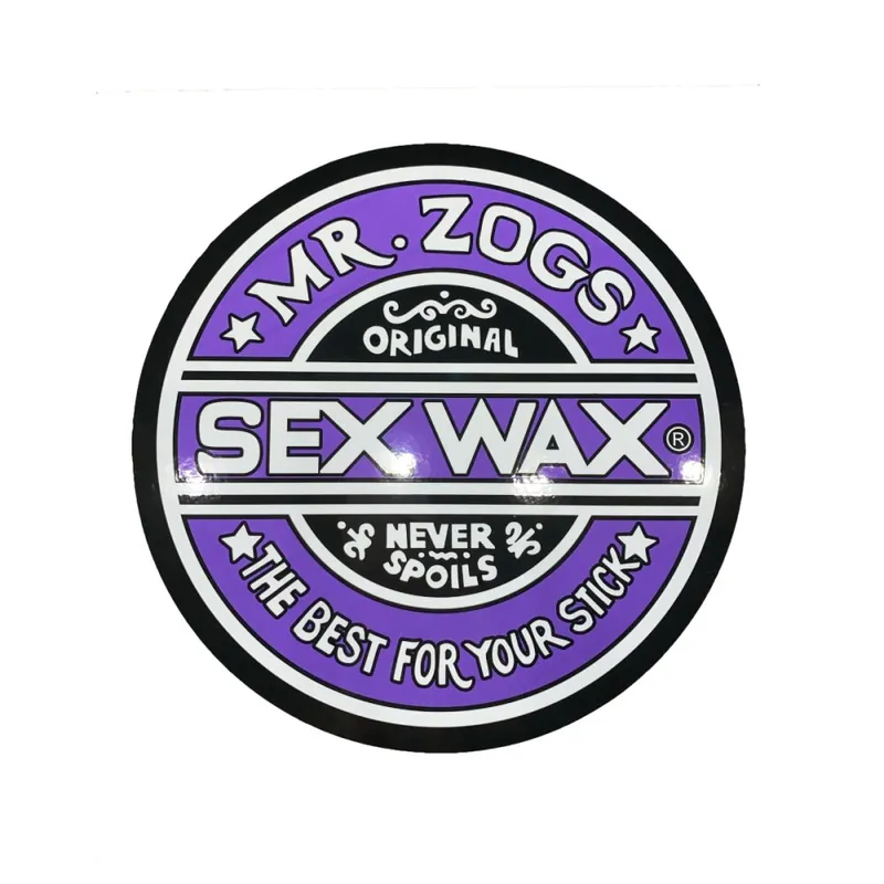 SEX WAX Sticker 9,5" verschiedene Farben Lila Heißes Angebot
