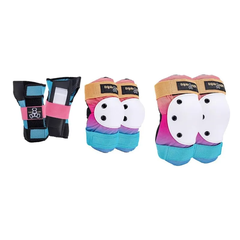 Neu Im Sortiment Triple 8 Protektoren Set 3-Pack Sunset M