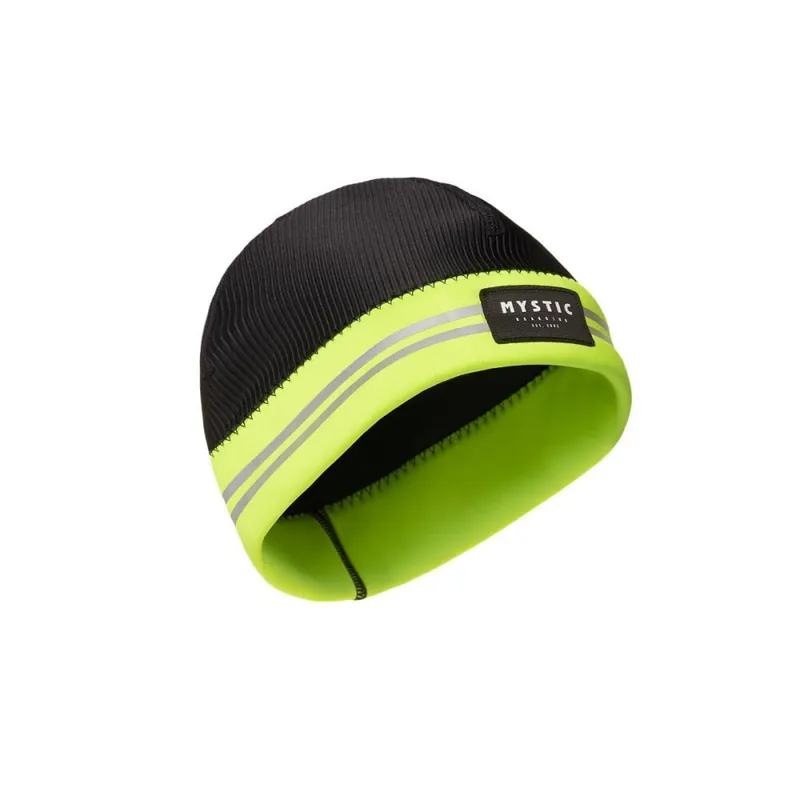 Mystic Neopren Beanie Reflective Neoprenmütze Flash Yellow S/M Echt