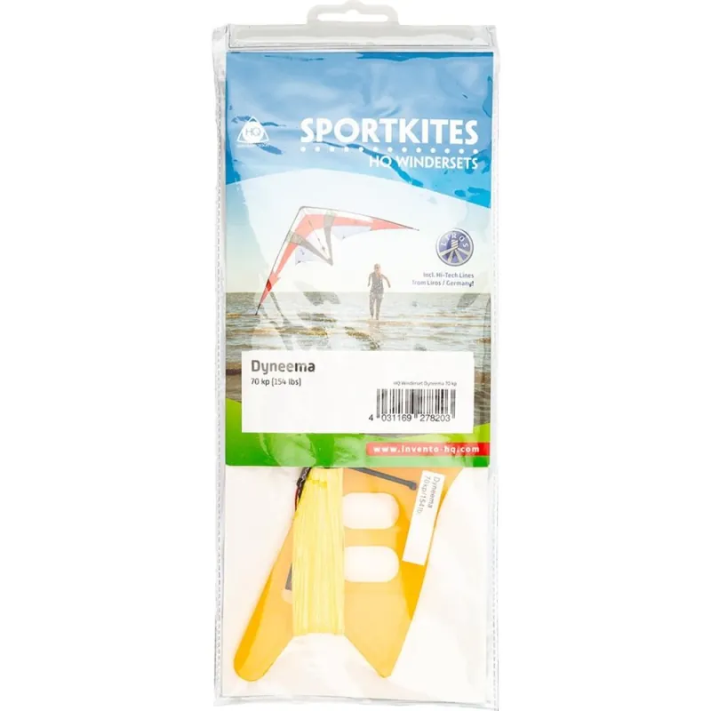 HQ-Winderset Liros Dyneema 70 kp, 2 x 30 m yellow Meistverkauft
