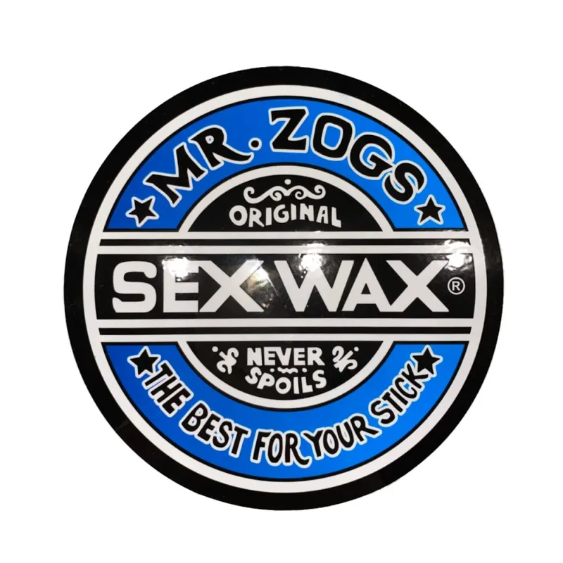 Neue Kollektion SEX WAX Sticker 3" verschiedene Farben Blau