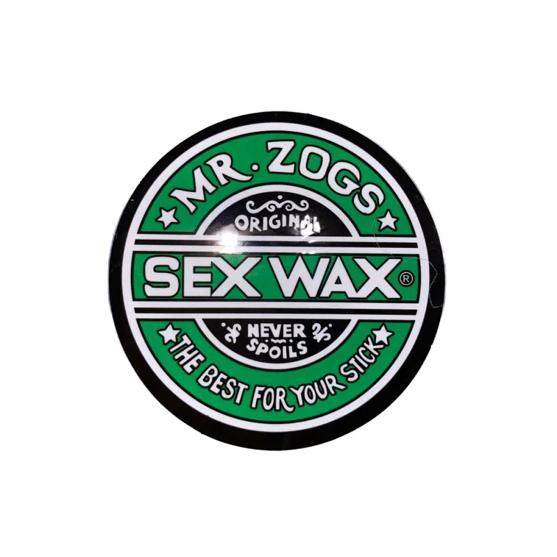 Must-Have SEX WAX Sticker 3" verschiedene Farben Grün