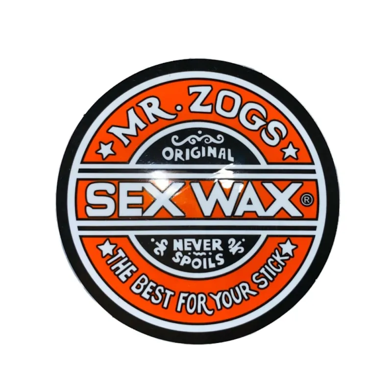 Neue Kollektion SEX WAX Sticker 3" verschiedene Farben Orange