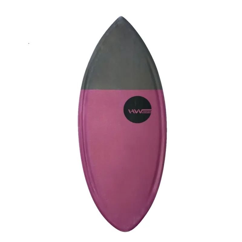 Versand Am Gleichen Tag HW-Shapes Waveskim Colorblock Magenta Grey Skimboard